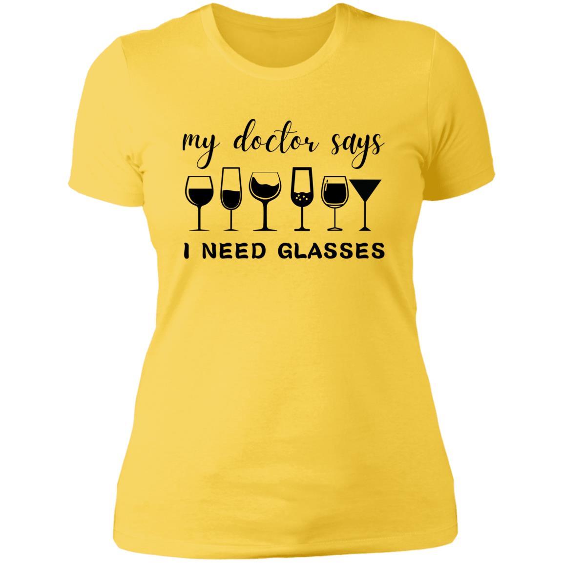 My Doctor Says I Need Glasses Boyfriend T-shirt