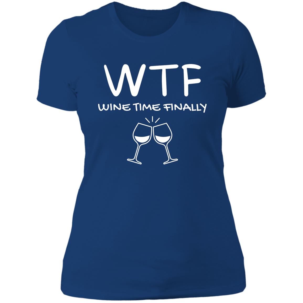 WTF Wine Time Finally T-shirt