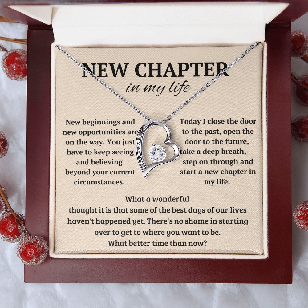 New Chapter - New Opportunities Forever Love Necklace