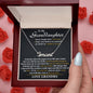 To My Granddaughter - Believe in Yourself from Grandma - Personalized Name Necklace