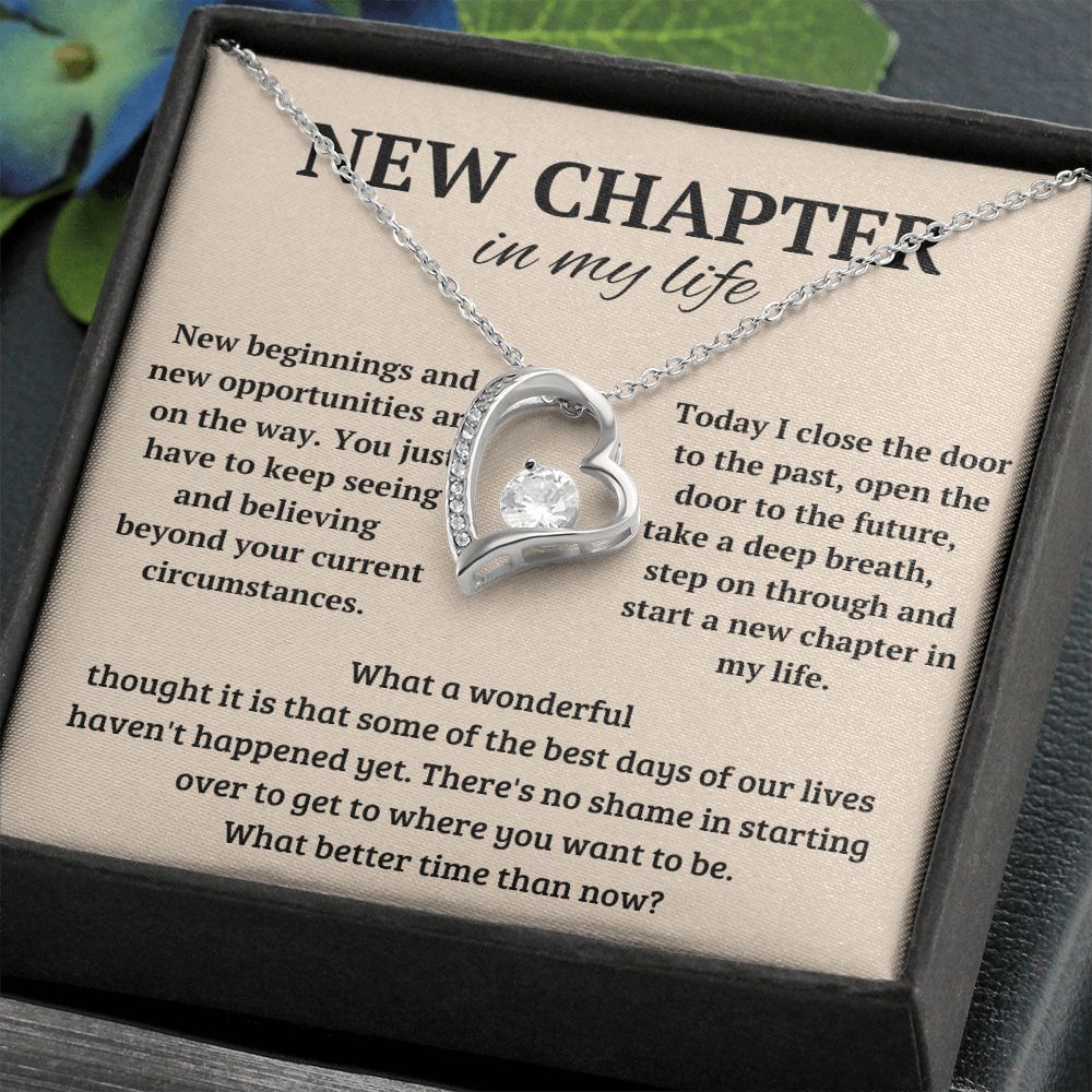 New Chapter - New Opportunities Forever Love Necklace