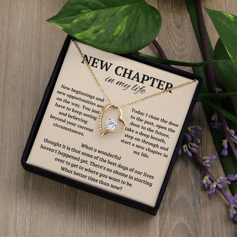 New Chapter - New Opportunities Forever Love Necklace