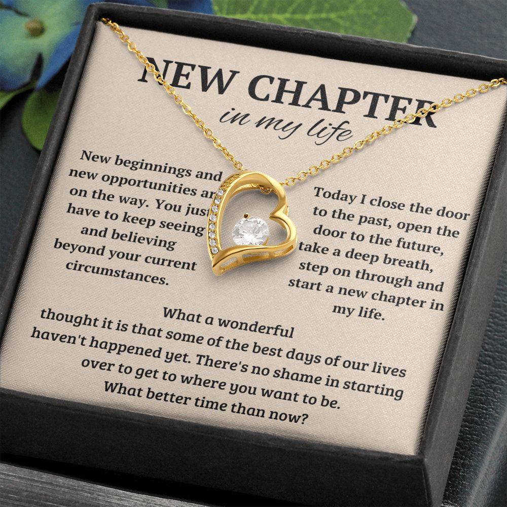 New Chapter - New Opportunities Forever Love Necklace