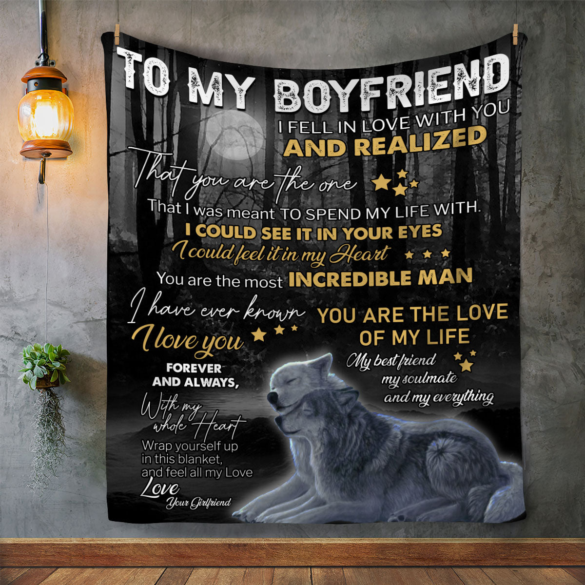 To My Boyfriend - Incredible Man Plush Fleece Blanket 50x60