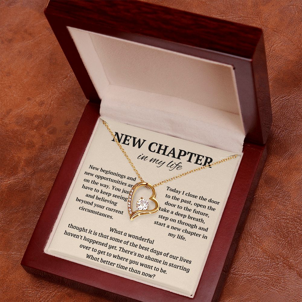 New Chapter - New Opportunities Forever Love Necklace