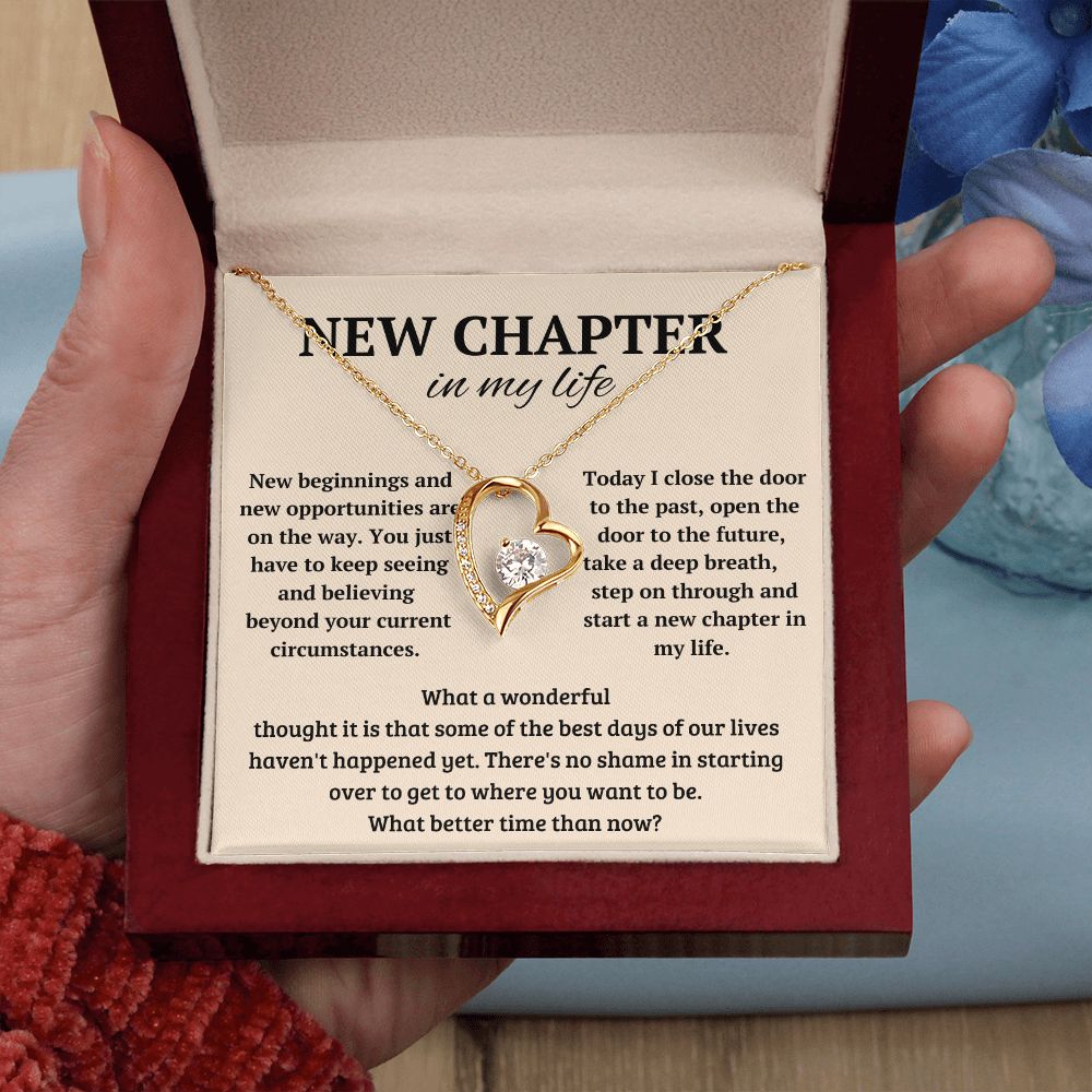 New Chapter - New Opportunities Forever Love Necklace
