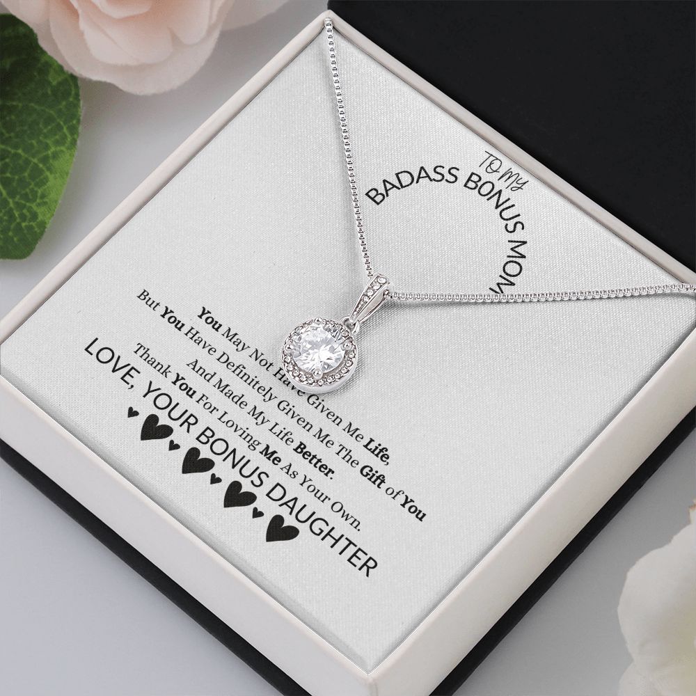 To My Bonus Mom Gift of You Eternal Hope Necklace