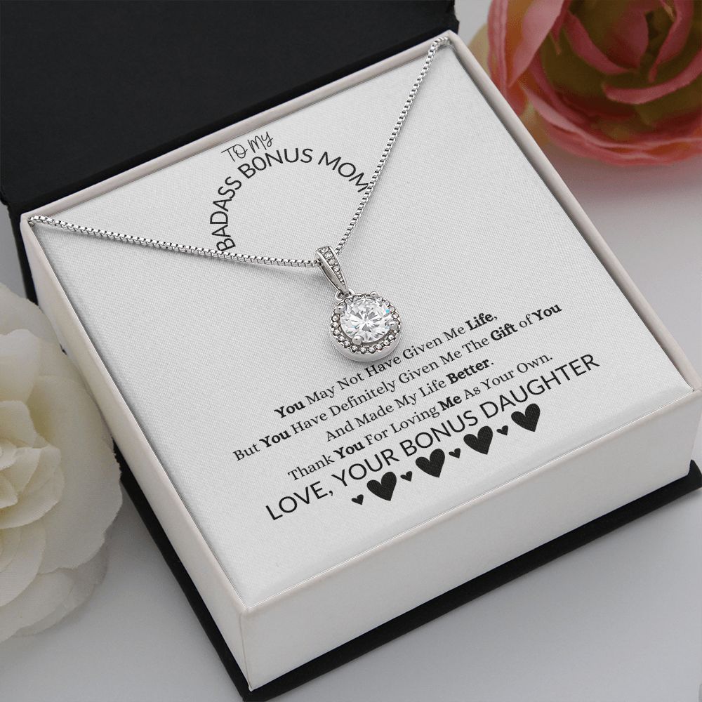 To My Bonus Mom Gift of You Eternal Hope Necklace