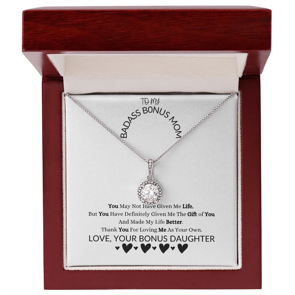 To My Bonus Mom Gift of You Eternal Hope Necklace