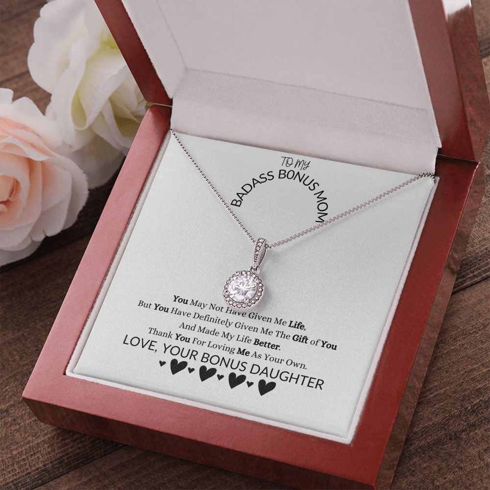 To My Bonus Mom Gift of You Eternal Hope Necklace