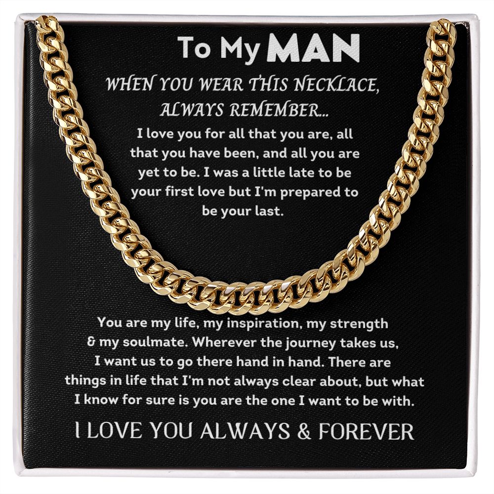 To My Man - Cuban Link Chain
