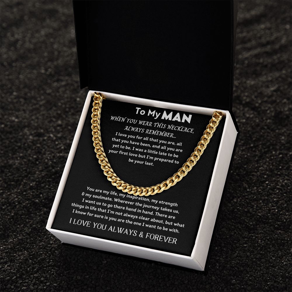 To My Man - Cuban Link Chain