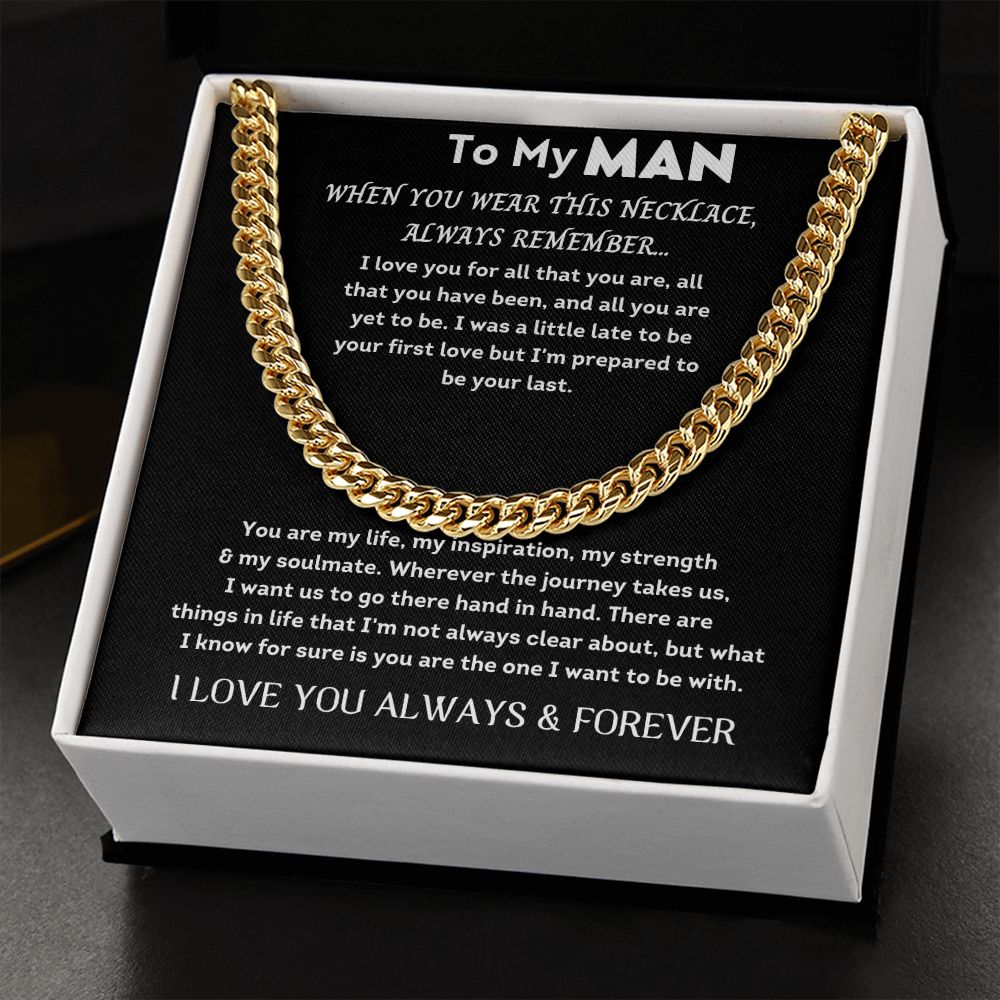 To My Man - Cuban Link Chain