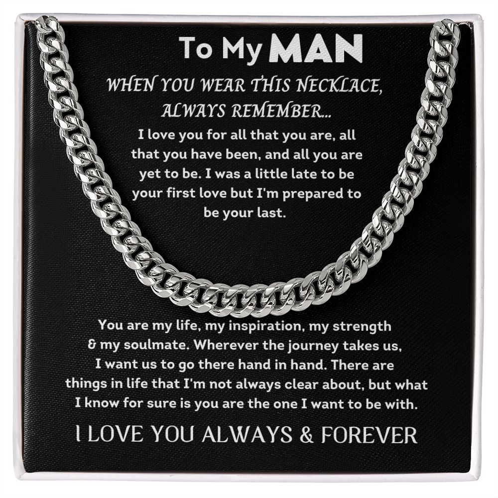 To My Man - Cuban Link Chain