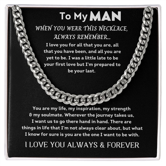To My Man - Cuban Link Chain