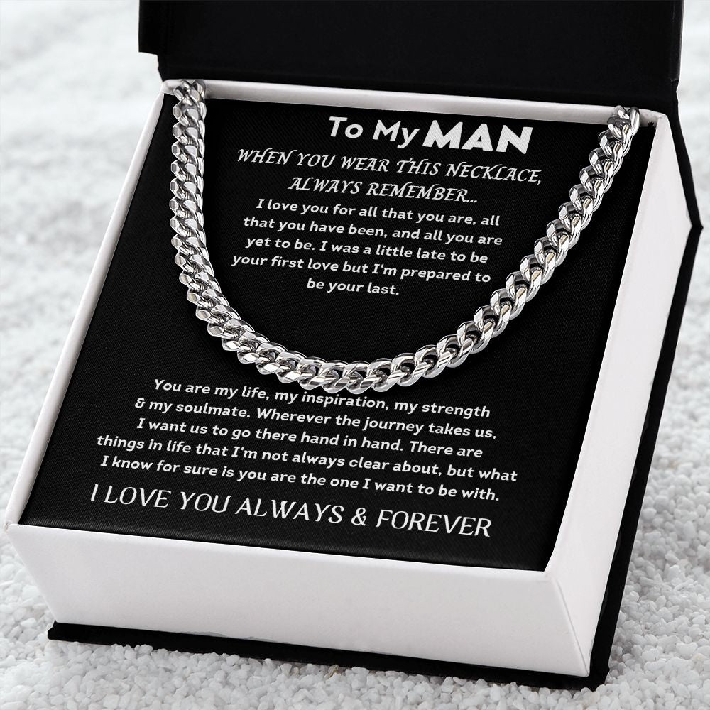To My Man - Cuban Link Chain