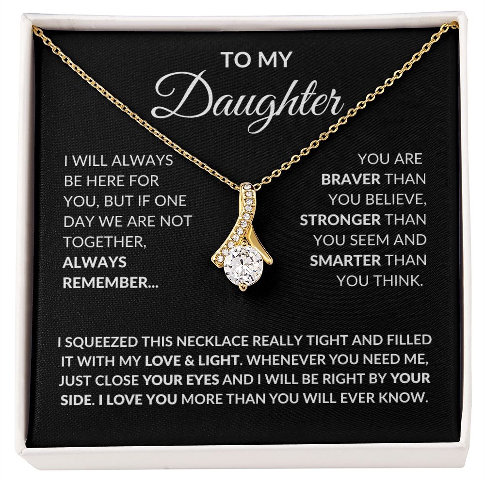 To My Daughter - My Heart - Alluring Beauty Necklace