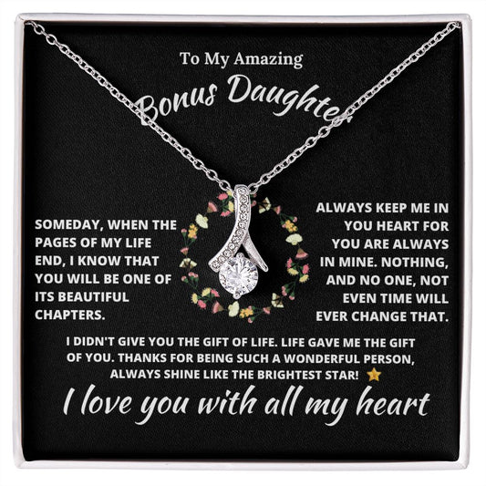 To My Bonus Daughter Beautiful Chapters Alluring Beauty Necklace
