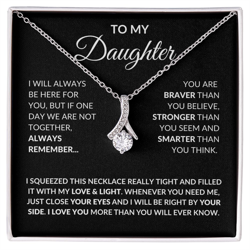 To My Daughter - My Heart - Alluring Beauty Necklace