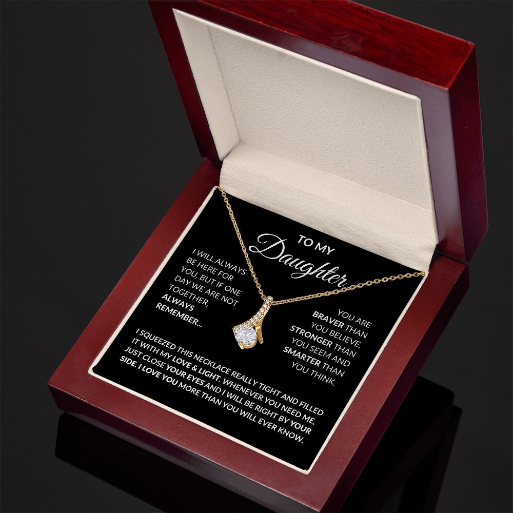 To My Daughter - My Heart - Alluring Beauty Necklace