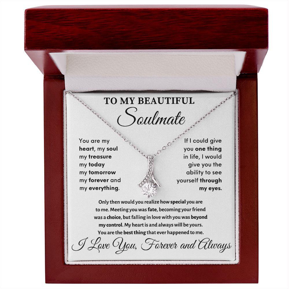 Soulmate - Meeting You Was Fate - Alluring Beauty Necklace