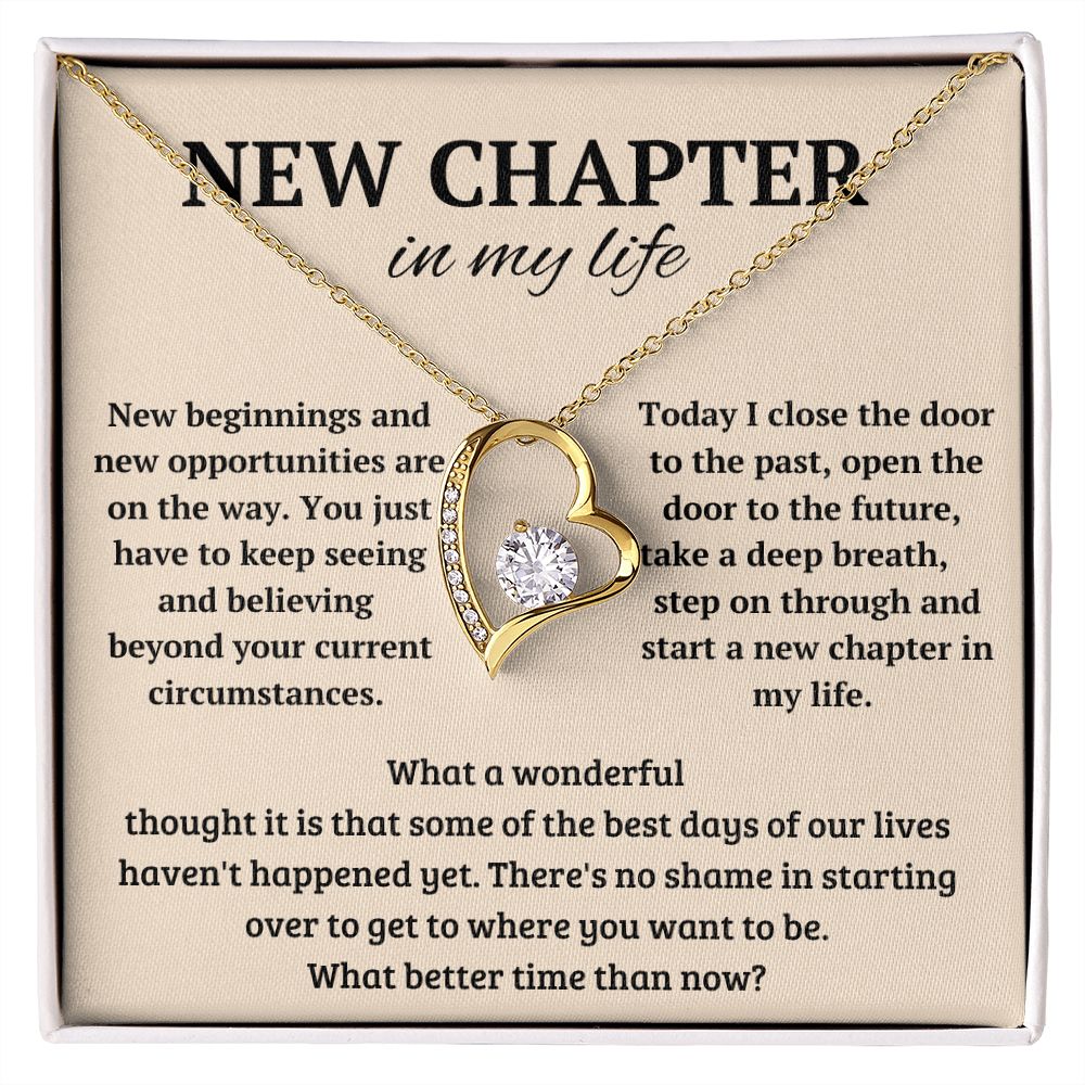 New Chapter - New Opportunities Forever Love Necklace